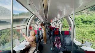 Switzerlandss Most Scenic Train Ride Gotthard Panorama Express [upl. by Johny587]