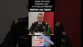 Krótko zwięźle i na temat były Główny Komendant PSP [upl. by Assyn]