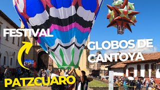 Globos de cantoya en PATZCUARO MICHOACAN [upl. by Bopp]