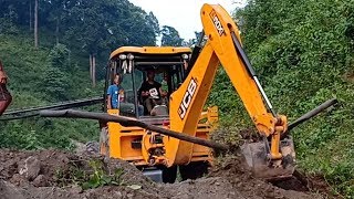 LAP of the HILLSJCB BackhoeDigging Canal for Hill Farm [upl. by Chiang]