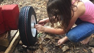 10 Year Old Changes 480  8 Trailer Tire [upl. by Yaja]