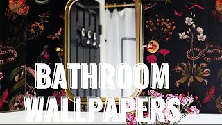 quotTransform Your Bathroom Dive into Modern Wallpaper Trends  Home Decor Magicquot [upl. by Qidas]