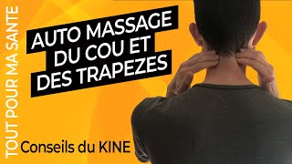 Auto massage des cervicales pour relâcher la nuque et les trapèzes [upl. by Nelie]