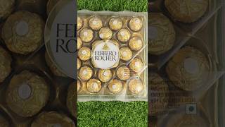 Ferrero Rocher chocolate unboxing 🥰🥰😋shorts youtubeshorts trending funny viralshort cute [upl. by Esele]