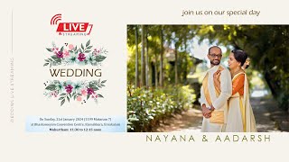 WEDDING NAYANA amp AADARSH [upl. by Michella664]