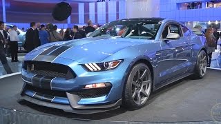 2016 Ford Mustang Shelby GT350R  2015 Detroit Auto Show [upl. by Keelin]