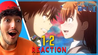 TOUMA RECLAIMS THE SPOTLIGHT  A Certain Magical Index II Episode 1 2 REACTION  REVIEW [upl. by Airamzul377]