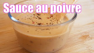 Comment faire une sauce au poivre   Les bases en cuisine 👩‍🍳 [upl. by Ameerahs716]