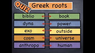 Common Greek Roots You Have To Know  Cheat Sheet [upl. by Odama393]