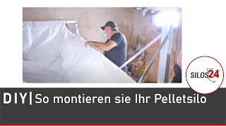 DIY  So montieren Sie Ihr Pelletsilo im Eigenbau  silos24 [upl. by Glimp]