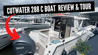 Cutwater 288 C Boat Review amp Tour [upl. by Intihw]