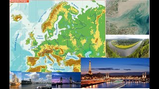 Europa  Hidrografia  lecție de geografie  Elemente de geografie umană și Geografia Europei [upl. by Alket]