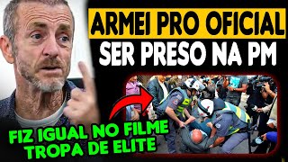 ARMEI PRA PRENDER O OFICIAL DA PM  BRITES  ROTA  COP CAST [upl. by Ainav]