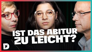 Ist das Abitur zu leicht Schülerin vs Lehrer  DISKUTHEK [upl. by Ullund819]