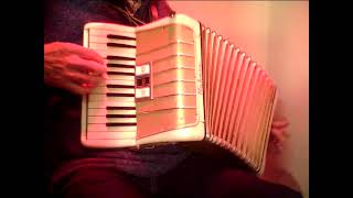 Bouree Sancerre French Breton dance tune piano accordion [upl. by Ail411]