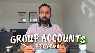 Learn Group Accounts with Standard Pro forma  Accounting [upl. by Burra915]