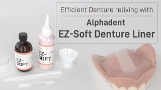 How to use Soft Denture Liner for relining dentures [upl. by Alleunamme159]