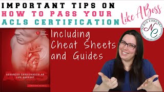 ACLS CERTIFICATION  IMPORTANT TIPS TO PASS THE ACLS CERTIFICATION LIKE A BOSS CHEAT SHEET GUIDE [upl. by Enitsirc]