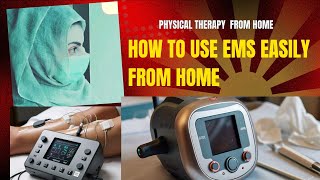 How physiotherapy EMS or TENS get started or works  Method to start EMS or TENS in home [upl. by Ailana789]