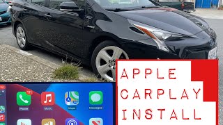 2016 Prius Apple CarPlay install [upl. by Asnarepse507]