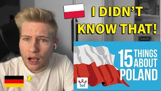 German reacts to 15 Things You didnt know about Poland [upl. by Dragelin]