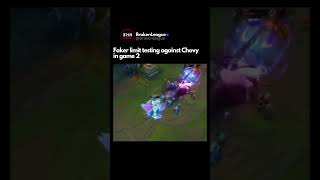 200 HP FAKER VS 80 HP CHOVY leagueoflegends faker [upl. by Haroppiz]