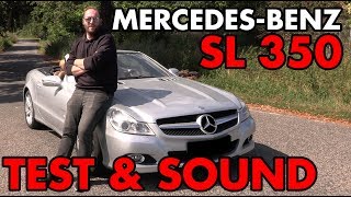 MercedesBenz SL 350 R230 Facelift  TEST amp EXHAUST SOUND  OEM  STOCK  XHAUST [upl. by Diskson]