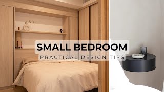 10 Small Bedroom Design Tips To Maximise Space amp Style [upl. by Glasgo73]