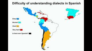 Difficulty of understanding Spanish accents [upl. by Vanthe]