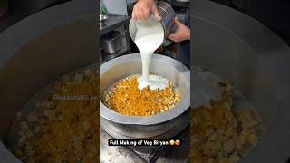 Full Making of Veg Biryani😳🥵 Indian Street Food [upl. by Reiss]