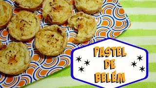 PASTEL DE BELEM RECEITA  Receitas pelo mundo Portugal  AventalComFarinha Ep 31 [upl. by Boigie]