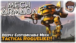 DEEPLY CUSTOMIZABLE MECH TACTICAL ROGUELIKE  Lets Try Mech Armada  Gameplay  ad [upl. by Johst]