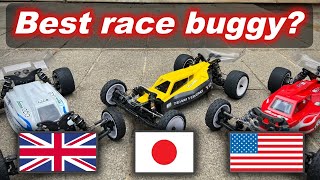 2WD buggy shootout  Schumacher Cougar LD2 Yokomo YZ2 CAL31 Team Associated B64  Best RC car [upl. by Harim]