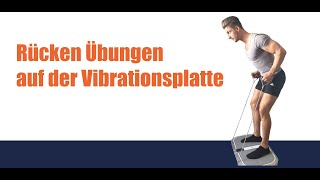 Rücken Übungen auf der Vibrationsplatte [upl. by Lamonica14]