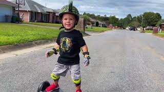 2yo Niko Dancing on a Hoverboard [upl. by Amando]