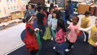 Fun Scarf Music Activity for Nutcracker Trepak Dance [upl. by Ahsac]