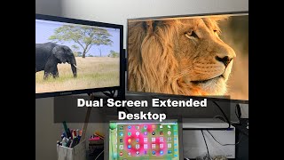 Connect Two Monitors to your 2017 Macbook Air  Extended Display [upl. by Linad]