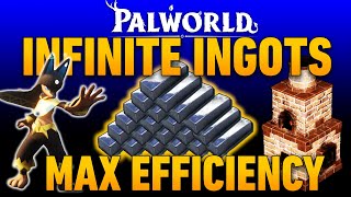 The Perfect Base Design For INFINITE Refined Ingots  Palworld Max Efficiency Guide  Coal amp Ore [upl. by Cynthea640]