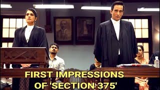 First Impressions Of Section 375 [upl. by Hazeefah206]