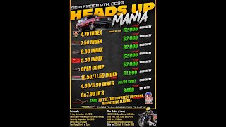 LIVE Drag Racing  Heads Up Mania bradentonmotorsportspark2637 9923 [upl. by Dazraf]