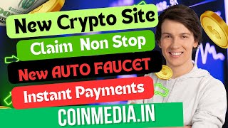 New Crypto Faucet Claim Non Stop Unlimited New AUTO FAUCET Instantly Payments to FaucetPay 💸🤑 [upl. by Ocirema]