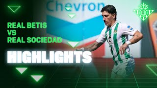 Resumen del partido Real Betis  Real Sociedad 01 ⚽💚  HIGHLIGHTS  Real BETIS Balompié [upl. by Sidman]