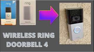 How to Install Ring Doorbell 4 Wireless [upl. by Imac]