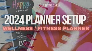 2024 PLANNER SETUP  WELLNESS FITNESS PLANNER [upl. by Catharina620]