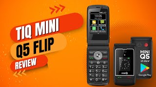 TIQ Mini Q5 Review  Best Smart Flip Phone for 2023 [upl. by Cyna972]