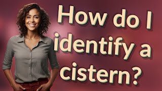 How do I identify a cistern [upl. by Hansel]