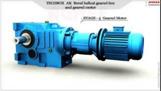 Bevel Helical Geared Motor AK series Helical Bevel Geared Motor [upl. by Aramak920]