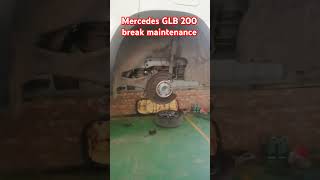 MercedesBenz GLB 200 brake maintenance [upl. by Htnnek]