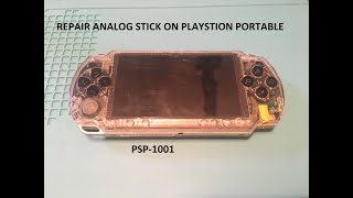 Trying to fix analog control and replace the cover on a PSP1001  REMASTERED [upl. by Ephrem]