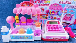 14 Minutes Satisfying with Unboxing Ice Cream Shop Play Set，Cash Register Toys Review  ASMR [upl. by Naot]